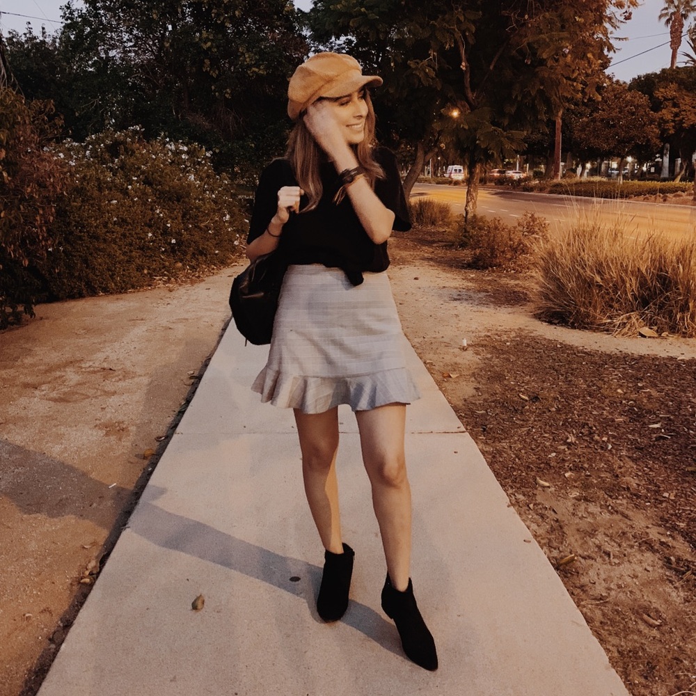 Plaid skirt